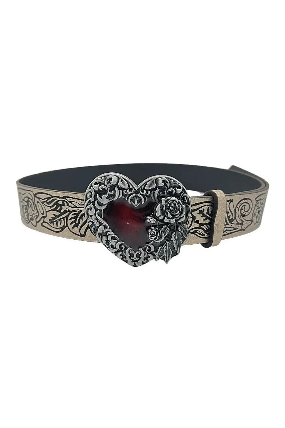 Gothic Heart Rose Belt