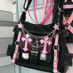 Gothic Kawaii Cross Chain Bag