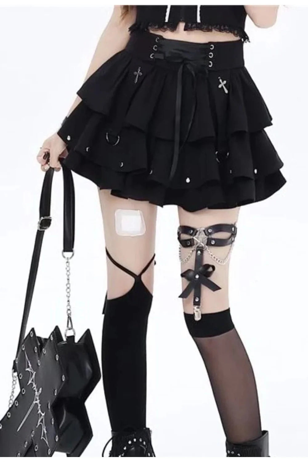 Gothic Layered Corset Skirt