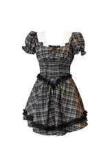 Gothic Lolita Plaid Dress