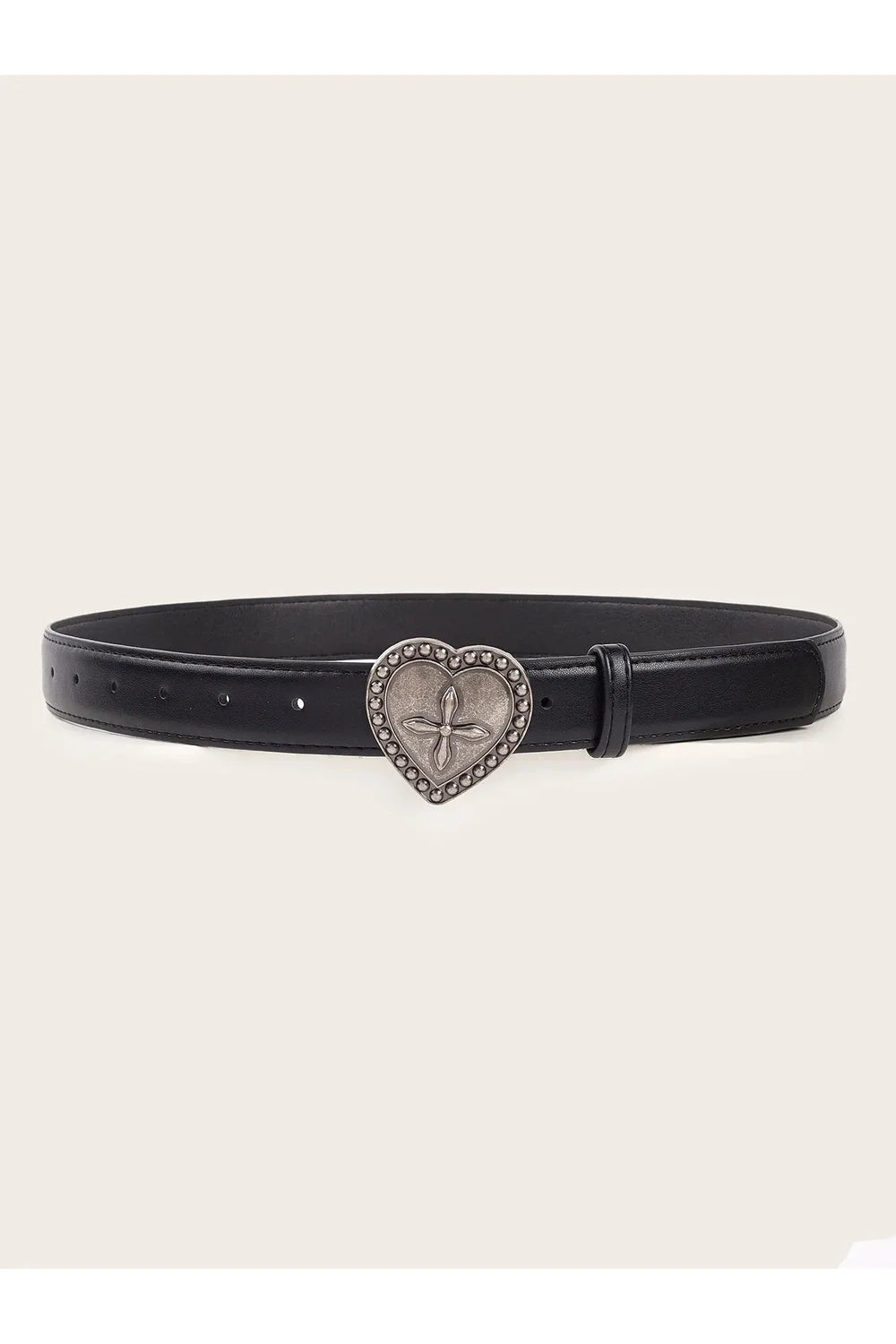 Gothic Peach Heart Cross Belt