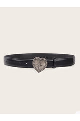 Gothic Peach Heart Cross Belt