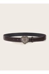 Gothic Peach Heart Cross Belt