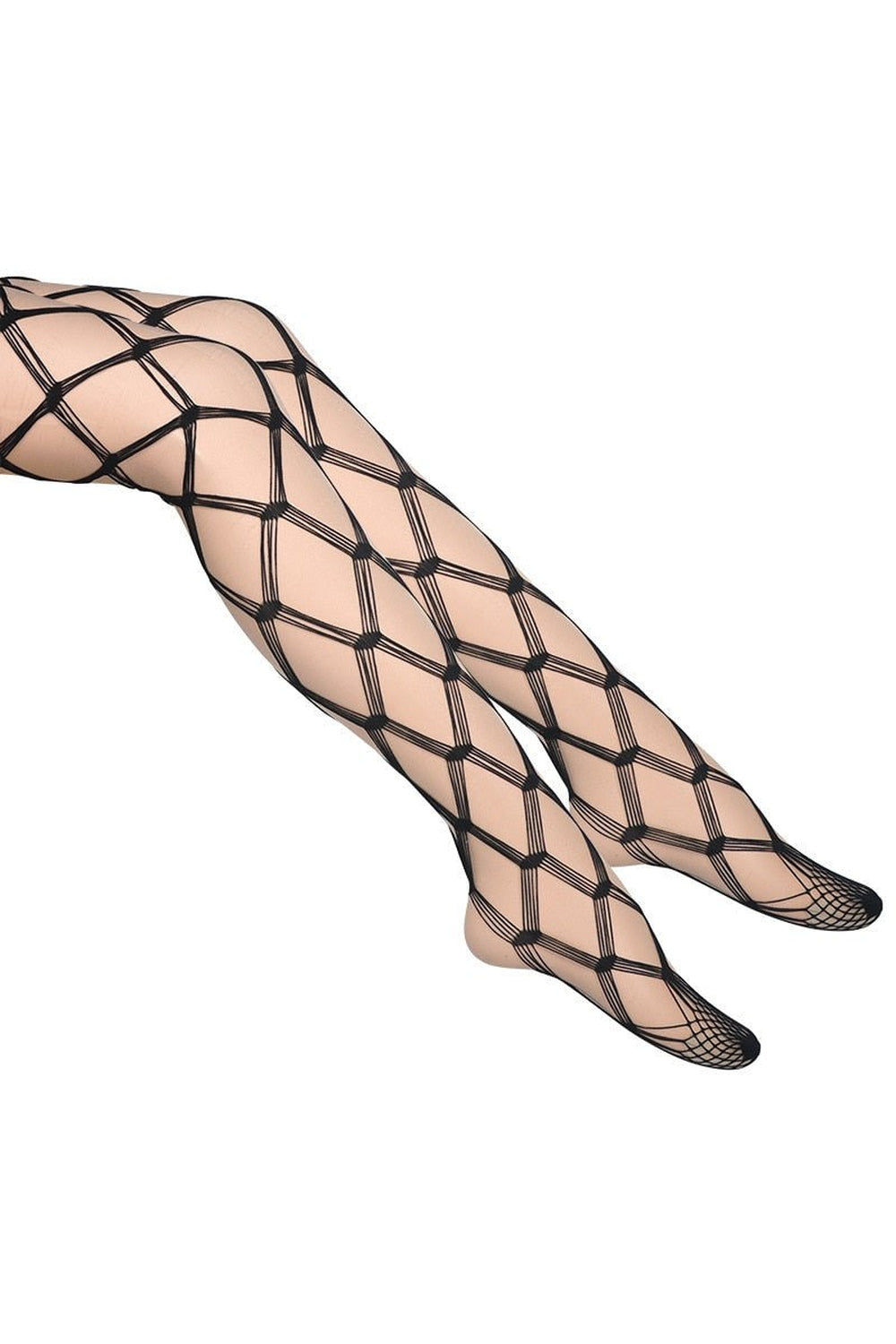 Gothic sheer fishnet tights