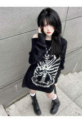 Gothic Skull Harajuku Pullover