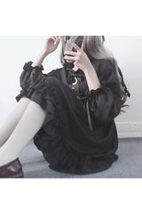 Gothic Summer Chiffon Dress