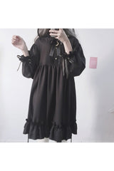 Gothic Summer Chiffon Dress