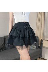 Gothic Summer Pleated Skirt