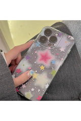 Gradient Star Clear Phone Case