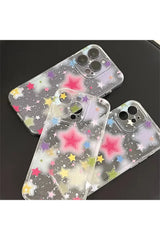 Gradient Star Clear Phone Case