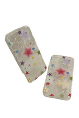 Gradient Star Clear Phone Case