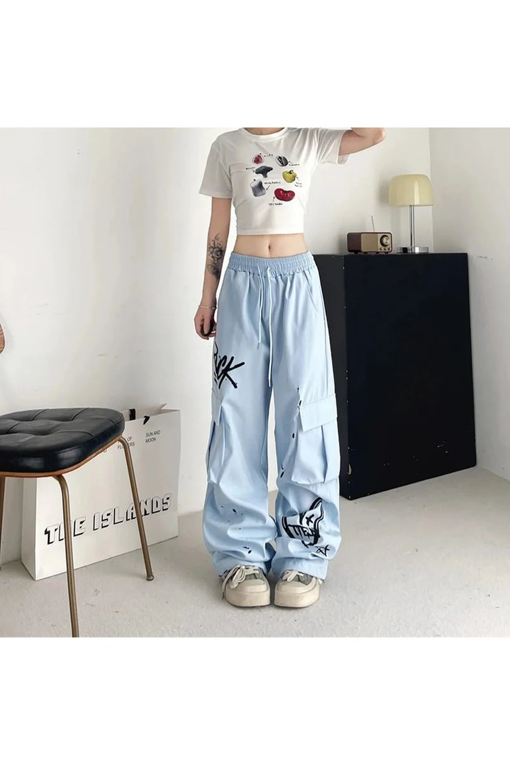 Graffiti Street Cargo Pants