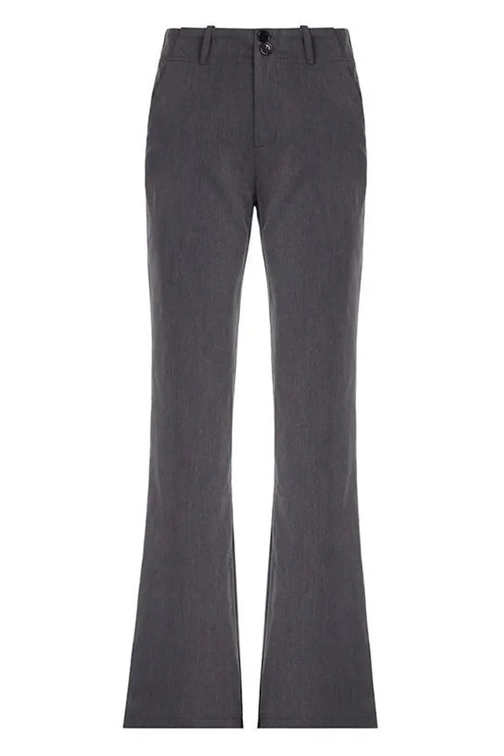 Gray Vintage Flared Pants