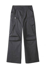 Gray Vintage Y2K Baggy Cargo Pants