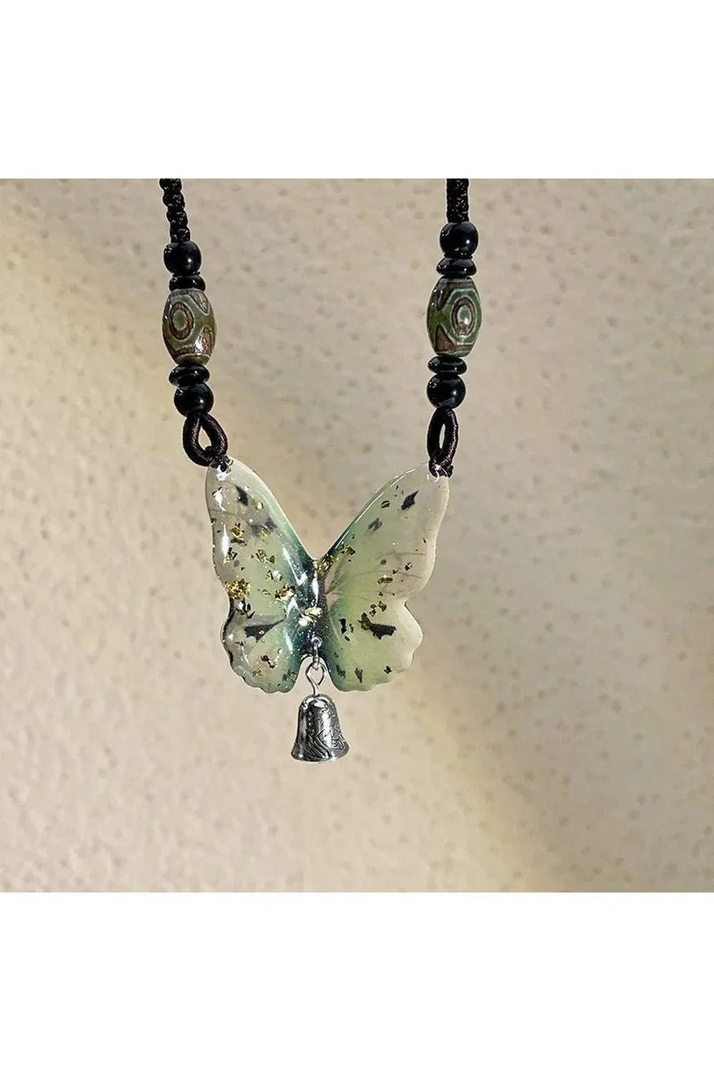 Green Butterfly Necklace