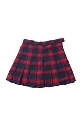 Grunge Checkered Mini Skirt