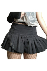Grunge  Pleated Skirt