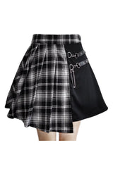 Grunge & Skate Girl Irregular Mini Skirt