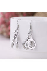 Handcuffs Ethnic Party Earrings