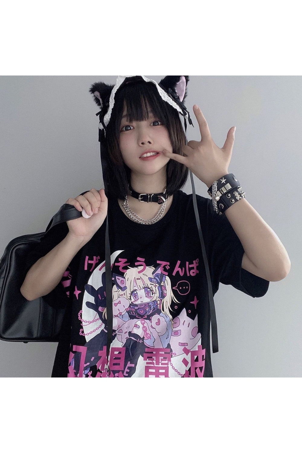 Harajuku Anime Print T-Shirt