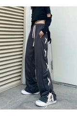 Harajuku Bandage Weite Hose