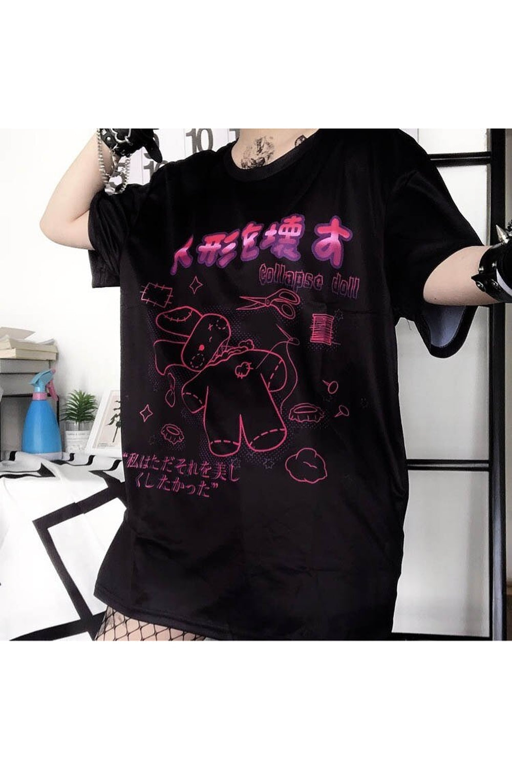 Harajuku Bunny Print T-shirts