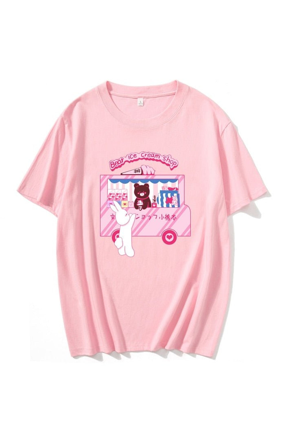 Harajuku Cute Bear Ice Cream T-shirt