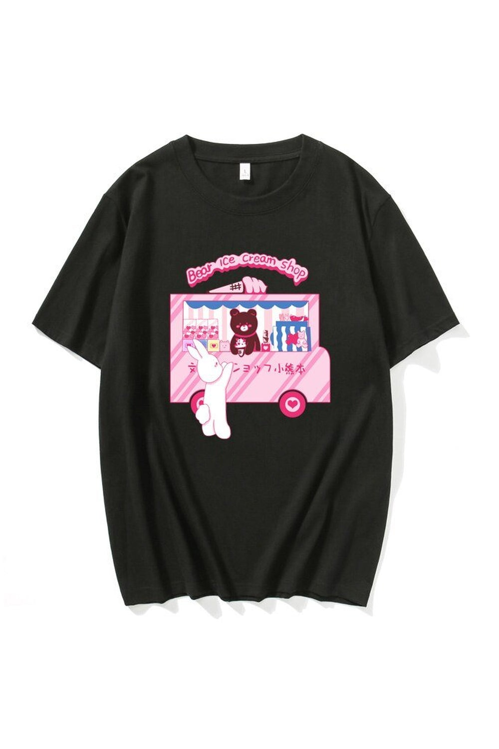 Harajuku Cute Bear Ice Cream T-shirt