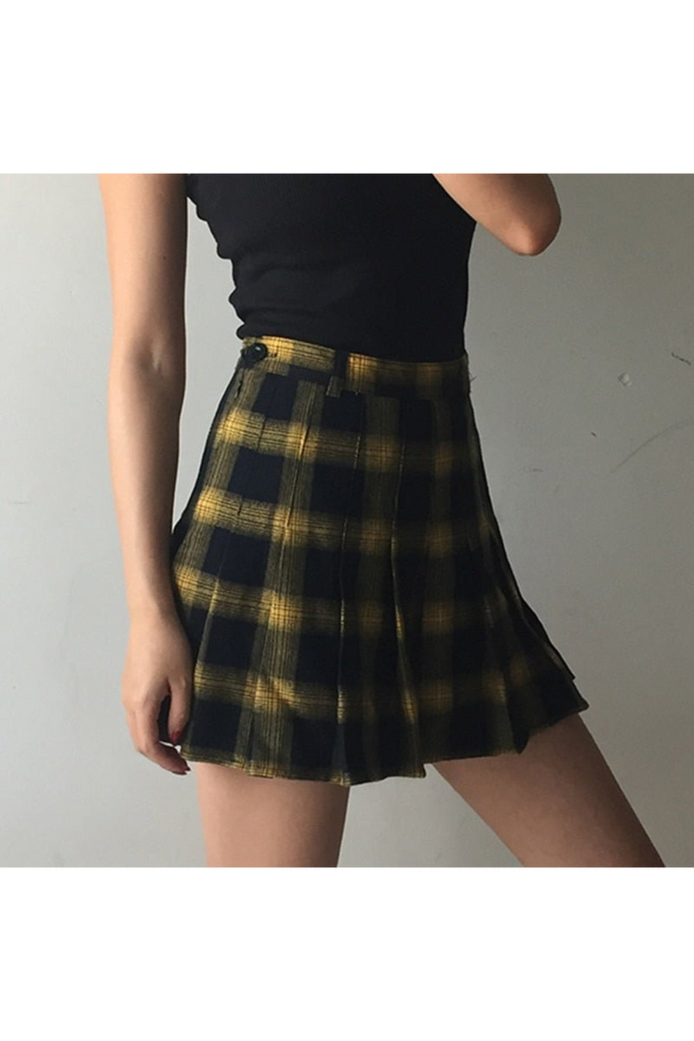 Harajuku Cute Plaid Skirt