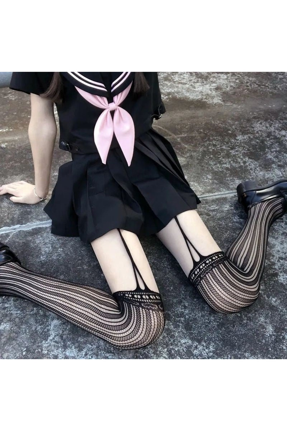 Harajuku Hollow out Fishnet Tights