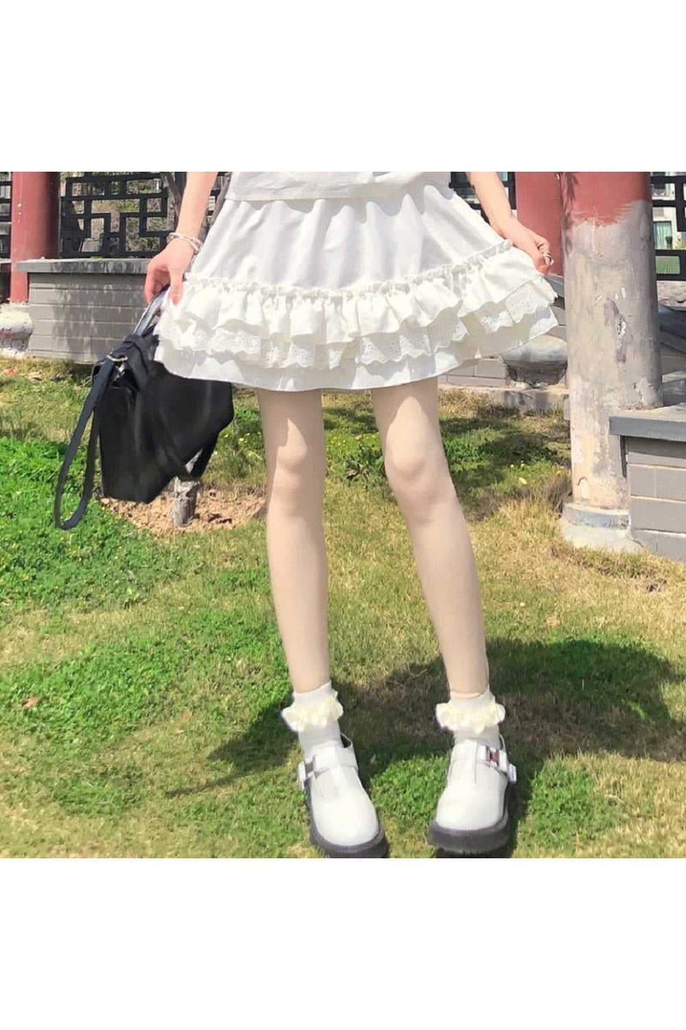 Harajuku Summer Ruffle Skirt