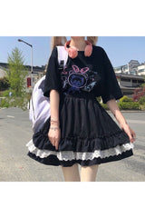 Harajuku Summer Ruffle Skirt