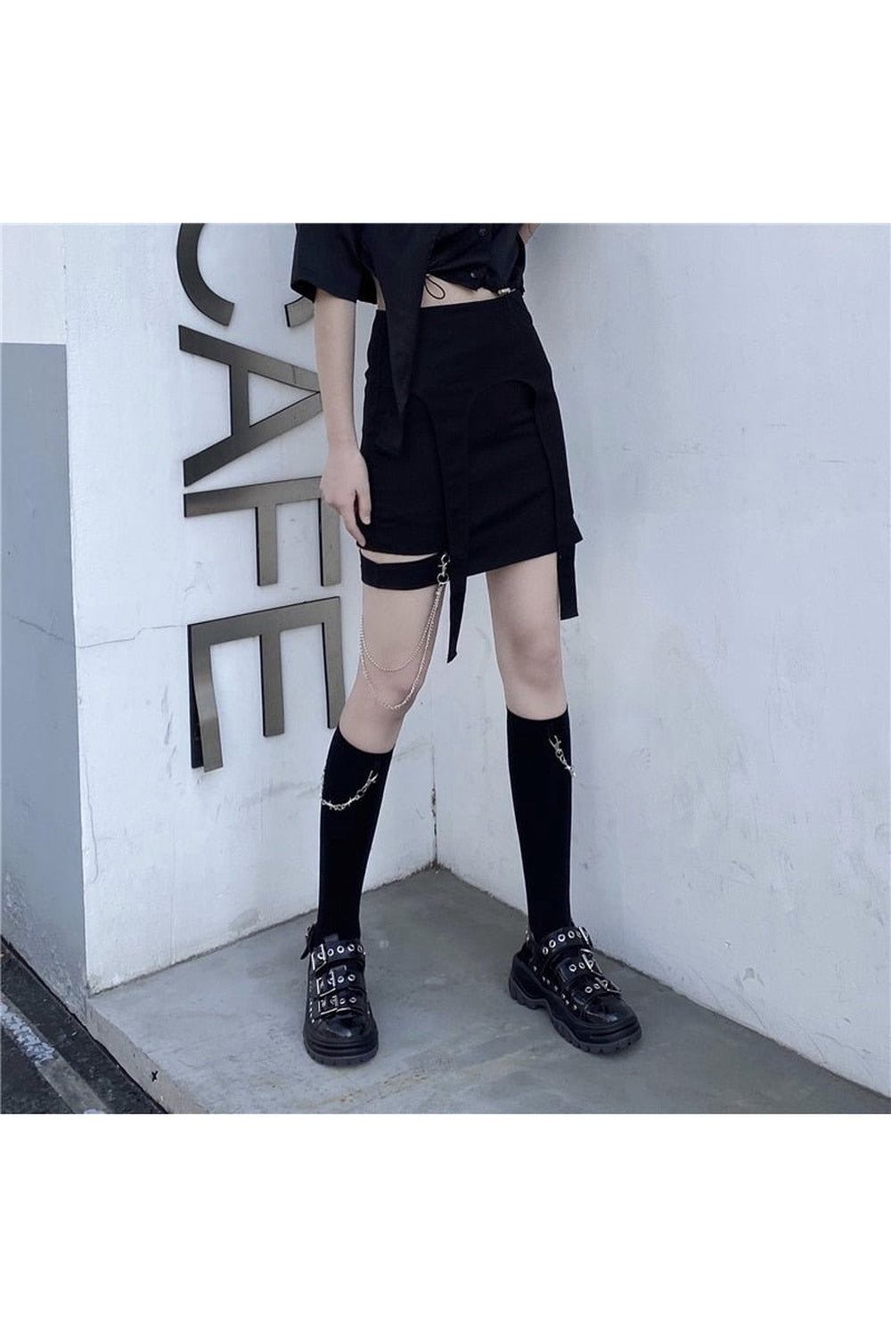 Harajuku Thin Mid Calf Socks