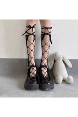 Heart Hollow Lace Socks