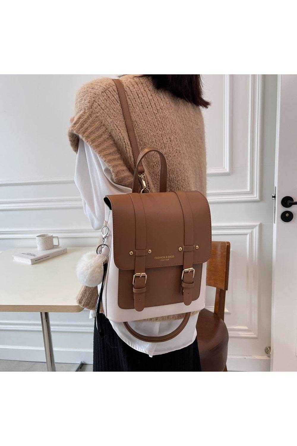 High Quality Leather Backpack