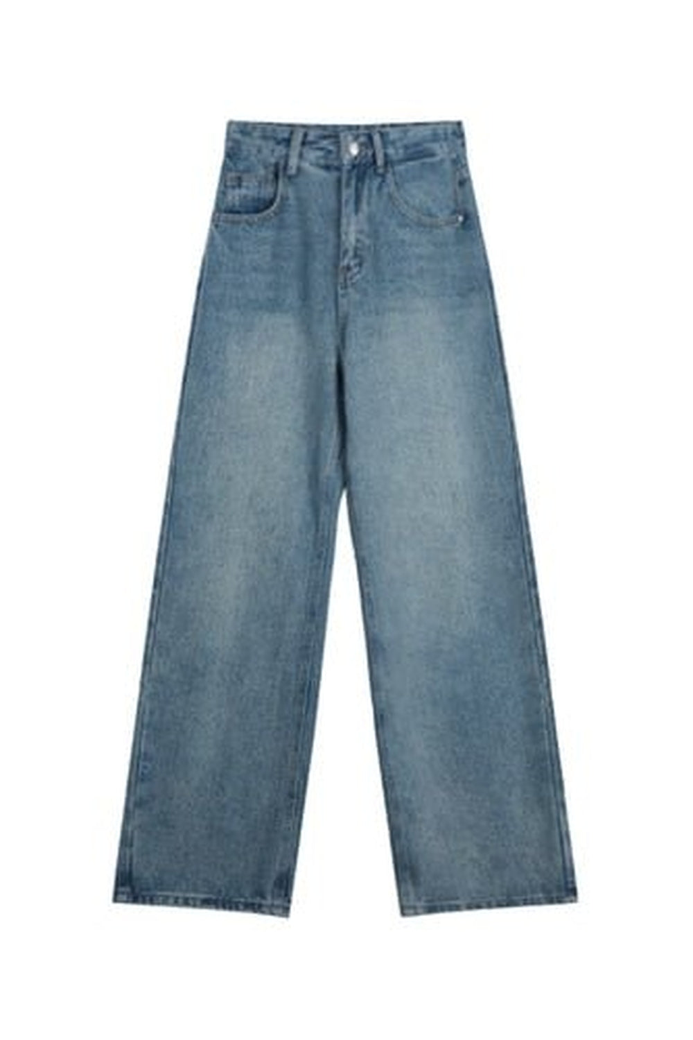 Fall High Waist Blue Vintage Jeans