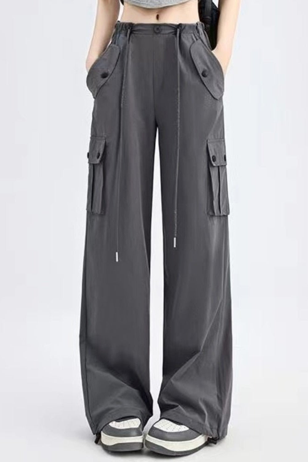 High Waist Cargo Pants