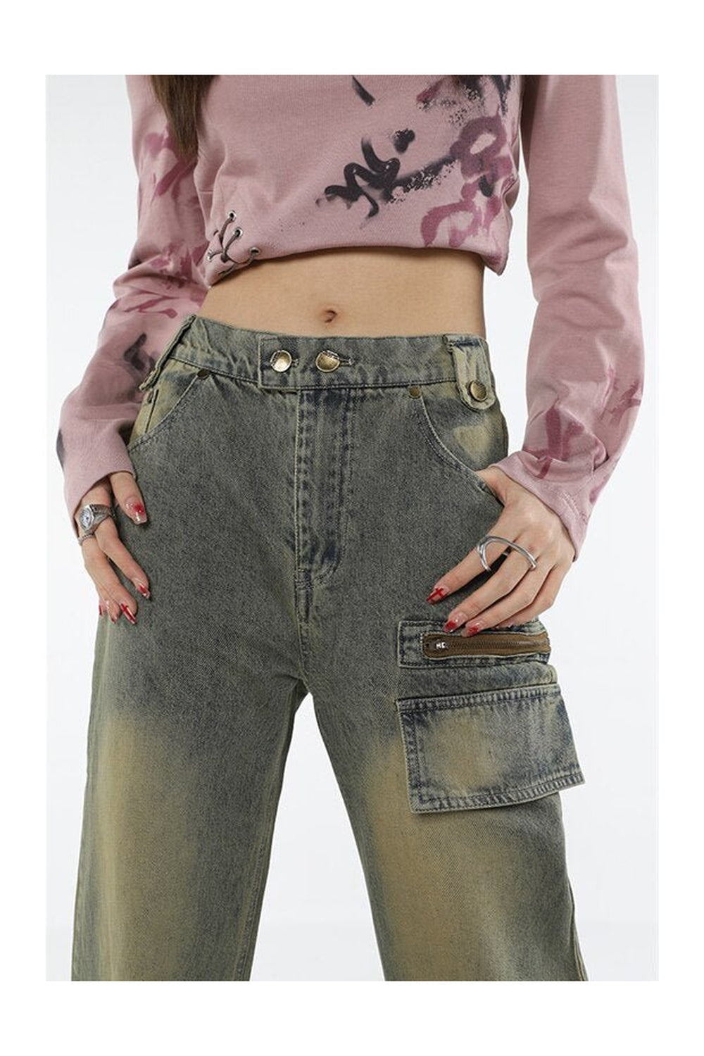 High Waist Flare Jeans