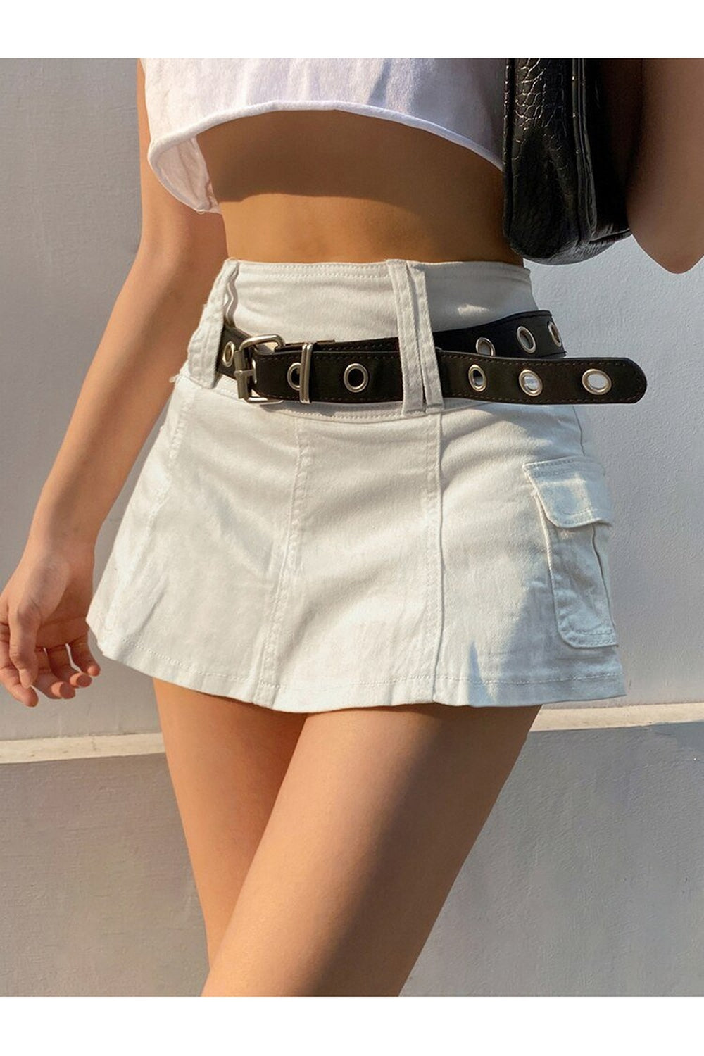 High Waist Mini Skirt