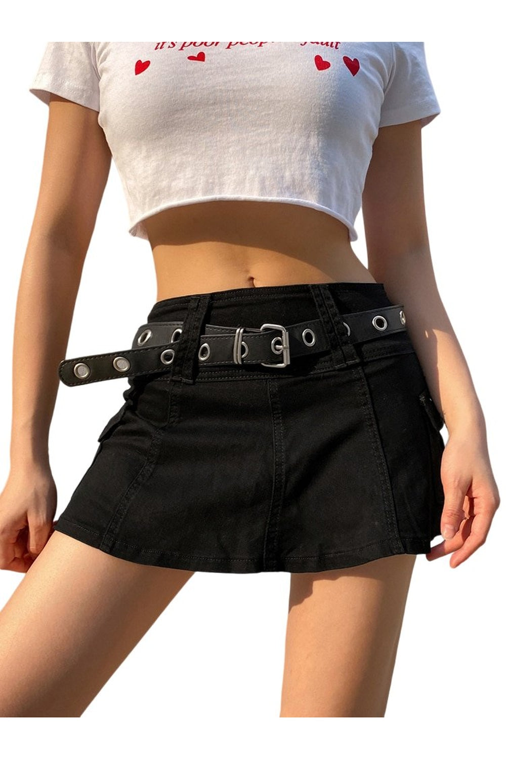 High Waist Mini Skirt