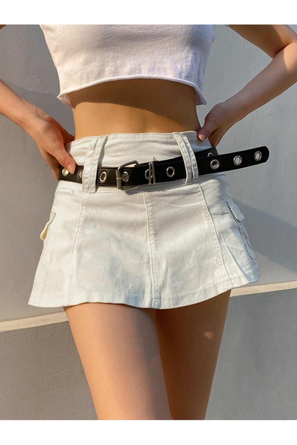 High Waist Mini Skirt