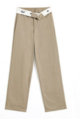 Pantalon taille haute avec poches amples