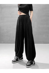 Pantalon oversize taille haute style hip-hop