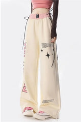 Pantalon taille haute hip-hop