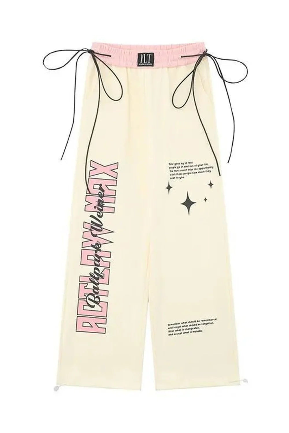 Pantalon taille haute hip-hop