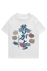 Hip Hop Kanji Cat T-Shirt