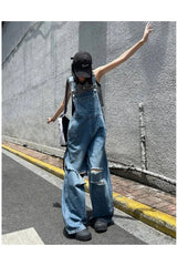 Hole Denim Jumpsuits