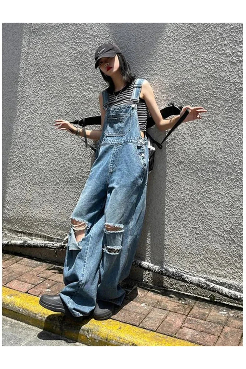 Hole Denim Jumpsuits