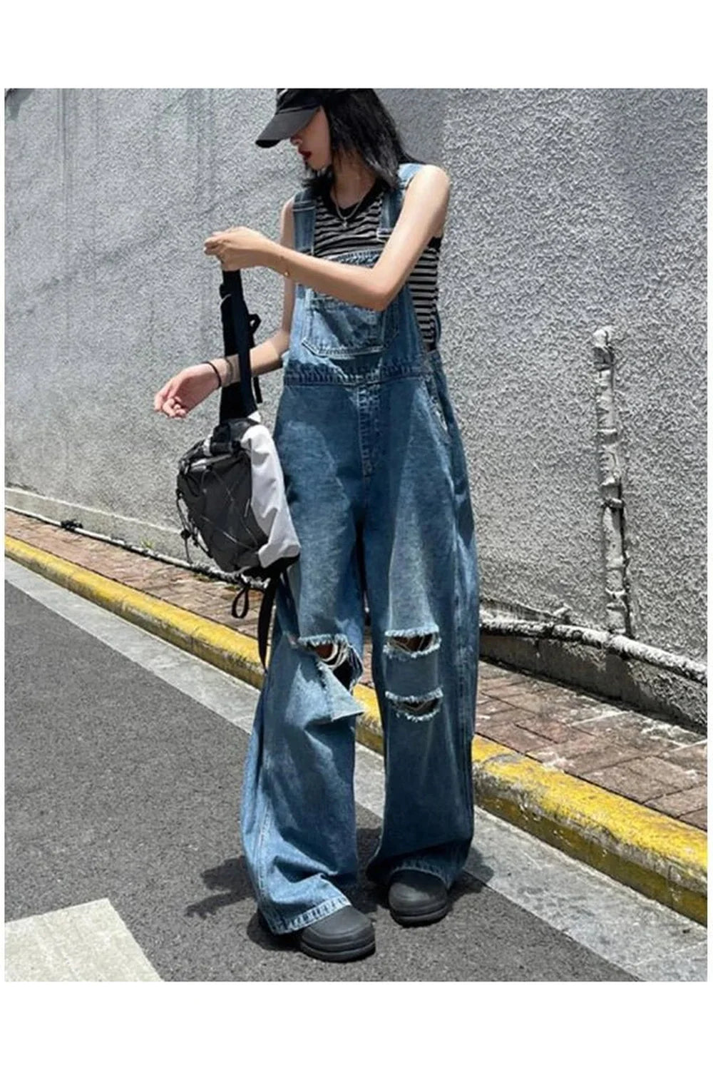 Hole Denim Jumpsuits