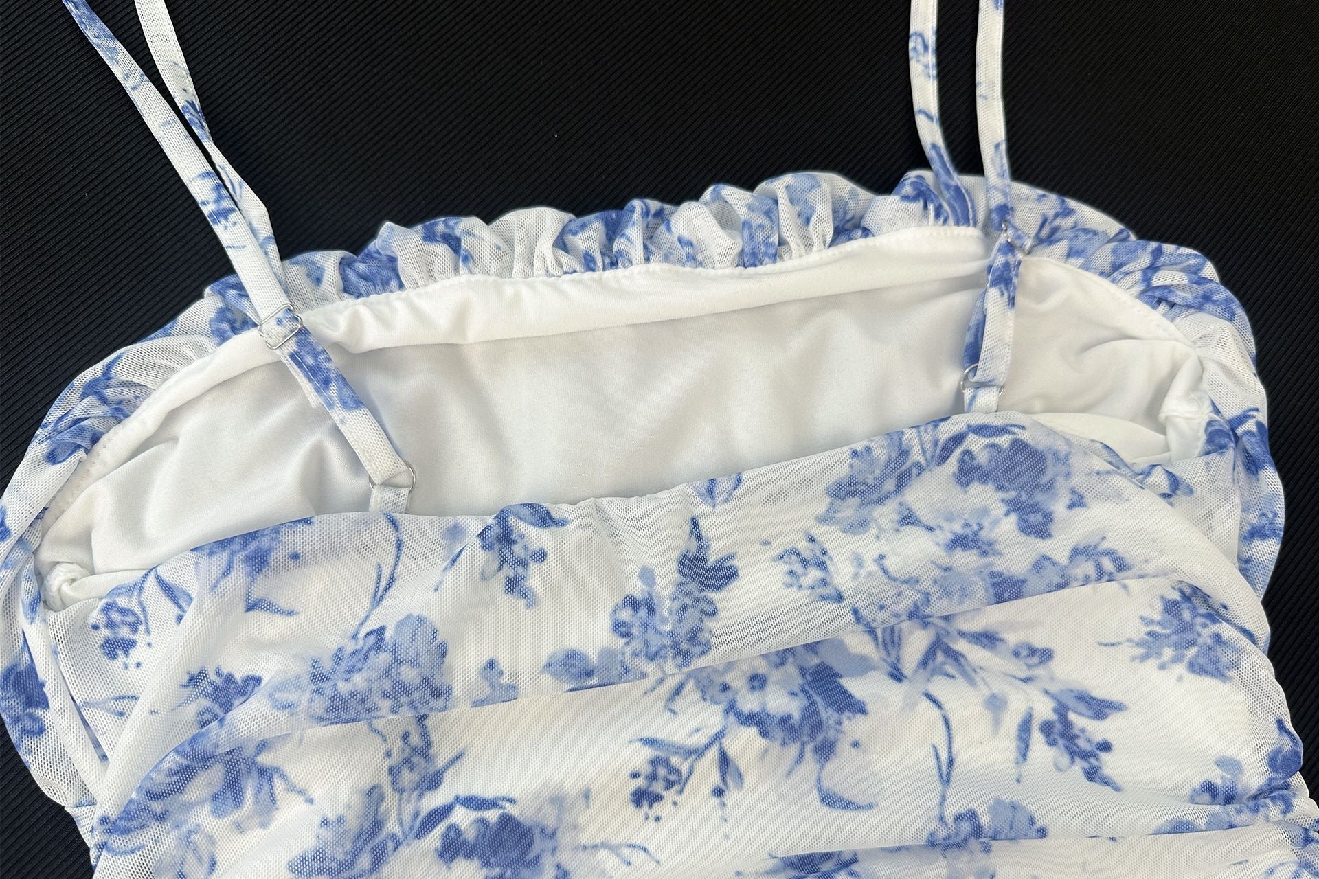 Floral Suspender Vacation Beach Dress